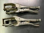 2 Petersen Dewitt Vise Grip Welding Locking Pliers 9R Pipe Clamping 9" Made Usa. Fixed Price $44.95.