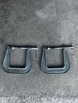 Craftsman 38684 Metal C-clamps 6IN Jaw Size, Gray, 2-PIECE Set (lot Of 2). Fixed Price $43.00.