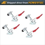 Powertec 20321 Quick Release Horizontal Toggle Clamp W/ Rubber Tip 4-PACK. Fixed Price $19.99.