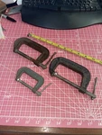 Vintage Sears Craftsman Usa Steel Set 3X2 2X1" C-clamp 66673 66723. Fixed Price $14.21.