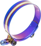T-bolt Hose Clamp Adjustable Stainless Steel Titanium Blue Diameter Ranger. Fixed Price $13.58.