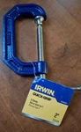 Irwin 225102ZR Steel 900 Lbs. Force Quick-grip Adjustable C-clamp 2X1-5/16 In.. Fixed Price $7.50.