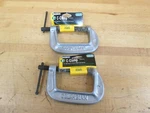 (2) Columbian 3" C-clamps Opening 2" Throat Depth P/n: 41405 New. Fixed Price $15.95.
