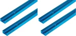 (qty 4 ) Powertec 71119 T-track Double-cut 36" With Pre-drilled Holes, Blue New. Fixed Price $39.96.