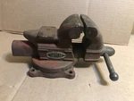 Vintage Dunlap #5244 Swivel Base Bench Vise Tool 3 1/2" Jaws. Fixed Price $39.99.