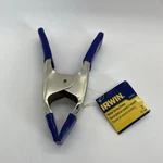 2 Metal Spring Clamp (home/garden/carpenter/woodworking) By Irwin, New. Fixed Price $8.00.