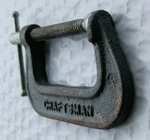 Craftsman Tools 2.25" Clamp "malleable". Fixed Price $9.89.