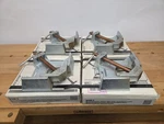 Four Bessey WSM-9 Welding 90-DEGREE Clamps Made Germany. Fixed Price $450.00.