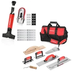 Goldblatt 8 Pieces Masonry Set Finishing Trowel 2 Razor Blade Scraper Tool. Fixed Price $85.99.