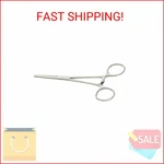 6.25-INCH Stainless Steel Straight Forceps Self-locking, Serrated Tip. Fixed Price $9.97.