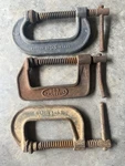 Wilton Vintage Clamp Lot (3) 203 803 Steel & 540-3 Made The Usa. Fixed Price $45.00.
