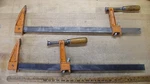 Jorgensen #4524 Hvy Duty 24" Cap. Wood Hndl CLAMPS,5/16" X 1-3/8" Bar,vgc!. Fixed Price $99.99.