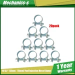 5/16" 13MM-15MM Fuel Injection Gas Line Hose Clamps Clip Pipe 20 Pack. Fixed Price $9.93.