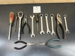 Used Assorted Lot Of 13 Hand Tools Brands Styles Colors. Fixed Price $13.99.