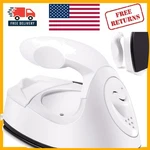 White Mini Heat Press Iron - Compact Tool For Seamless Crafting (3.93X2.36). Fixed Price $17.36.