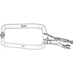 Irwin Vise Grip 18SP Locking C-clamp Pliers 18" 0-8 W/swiv. Fixed Price $51.49.