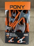 Pony 10 Piece Orange Grip Steel Spring Clamp Set & #93201 Brand New. Fixed Price $25.00.