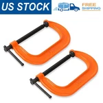 Pony 6-IN C-clamp Set, For WOODWORKING,1000LBS Load Limit, 2660. Fixed Price $29.99.