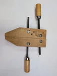 Brink & Cotton Adjustable Wooden Clamp Model #008. Fixed Price $25.00.