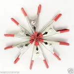 6PC Spring Clamp 2" Inch Heavy Duty Metal & Nonslip Grips Welding Woodwork Set. Fixed Price $10.99.