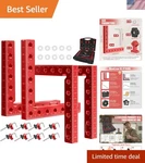 Precision Corner Clamps Set 4PCS 5.5" Aluminum Right Angle Tools For Woodwork. Fixed Price $71.99.