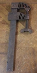Vintage Cincinnati Tool Hargrave Bar Clamp 506A 506B 17" Jaw 12" Bite Usa. Fixed Price $30.00.