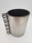 Morris 062918 Pipe Coupling 7-1/8" Od X 10 Compression Clamp Galvanized Steel. Fixed Price $250.00.