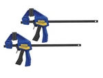 Irwin Quick-grip Micro Clamps Twin Pack 100MM (4IN). Fixed Price $45.95.