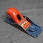 Vintage Stanley Hand Plane Model G12-247 Blue Red Metal Block Woodworking Tool. Fixed Price $22.99.