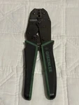 Greenlee Ratcheting Crimper For Insulated Terminals 10 AWG-22AWG Die 45509 Used. Fixed Price $23.00.