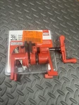 Bessey H-style Pipe Clamp Fixture Set For 3/4 In. Black Woodworking Tool. Fixed Price $25.99.