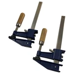 Irwin Sliding Bar Clamps 6" Wood Handle (set Of 2) Sold As Pictured Mechanic. Fixed Price $31.90.