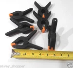 Spring Clamps 6 Pc. 4" Inch Plastic Four. Fixed Price $8.79.