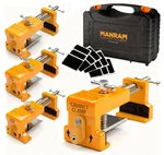 Cabinet Clamps 4 Pack, Cast Steel, Drill Guide, Eva Pads, Woodworking Tool. Fixed Price $66.99.