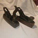 Pair Of Vtg Union Wood Base Hand Planes, #'s 22, 35, New Britain, Conn Usa Pics. Fixed Price $49.95.