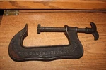 P.s.&w. Co. No. 4 Steel Screw Clamp Pat. 1888 Antique Southington Conn Usa. Fixed Price $15.29.