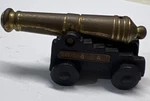 Vintage Mini Meco Brass Cast Iron Cannon Skyline Drive Virginia Shenandoah Park. Fixed Price $29.99.