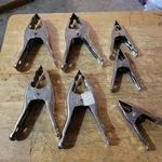 7 Pony Steel Spring Clamps Metal Grip Clips 3202 3201 Tools Strong. Fixed Price $28.95.