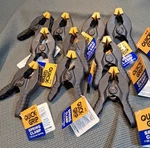 10X Irwin 58100 1" Quick-grip Spring Clamps Old New Stock. Fixed Price $36.99.
