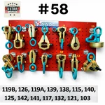 SET#58 Heavy Duty Auto Body Frame Machine 14 Piece Super Pulling Tools Clamps. Fixed Price $299.00.
