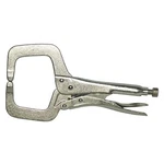 Locking C-clamp, 2.625 Throat Depth, 11 Oal, Chrome, 3-3/4 Opening Size. Fixed Price $34.94.