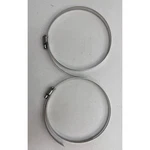 316 Stainless Steel Band Clamps Set Of 2 Heavy Duty Adjustable Hose. Fixed Price $13.99.