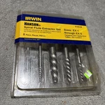 Irwin 53535 Hanson Spiral Flute Extractor Set - Screws, Open Box. Fixed Price $12.00.